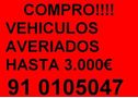 Compro vehiculos averiados - En Madrid